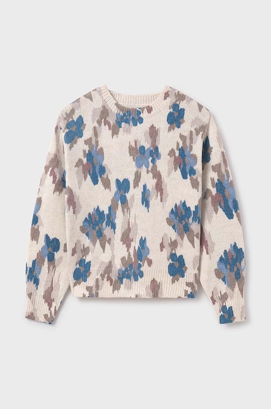 Mayoral pulover pentru copii din amestec de lana cu modele albastru 7306.8D.Junior.9BYH