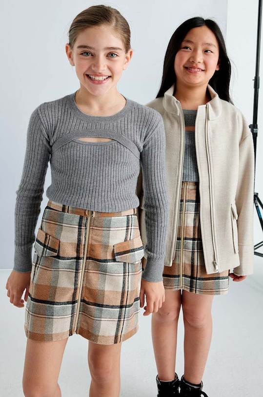 Дитячий светр Mayoral сірий 7308.8F.Junior.9BYH