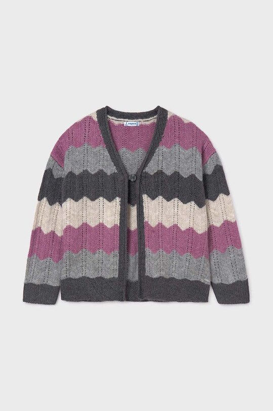 Детский кардиган Mayoral 7314.8E.Junior.9BYH фиолетовой AW24