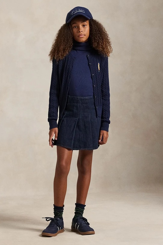 Dětský svetr Polo Ralph Lauren námořnická modř 313850670012