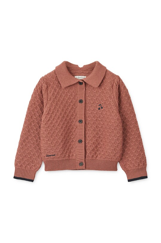 Detský vlnený kardigan Liewood Jane Knit Cardigan LW19163 ružová AW24