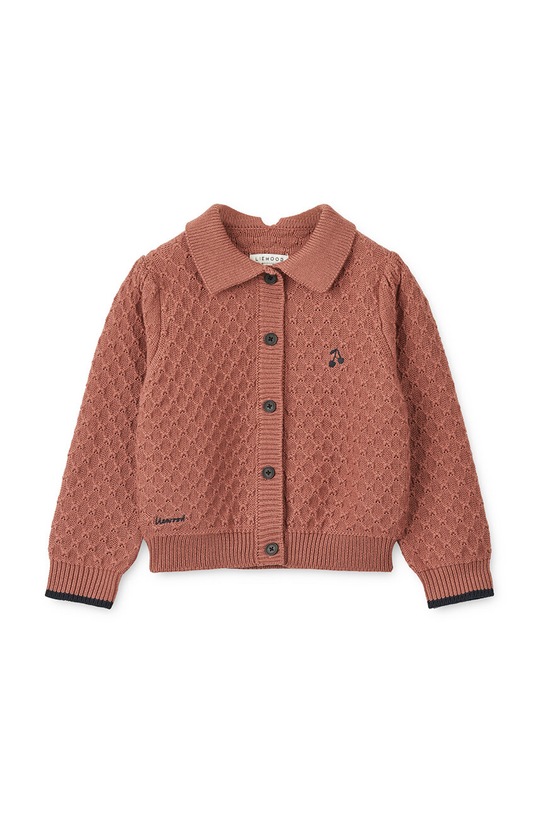 Otroška volnena jopica Liewood Jane Knit Cardigan LW19163 roza AW24