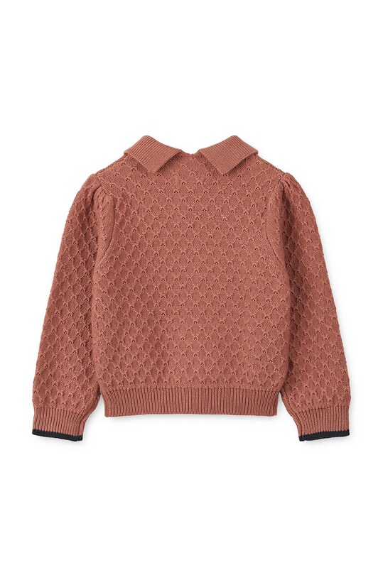 Дівчинка Дитячий вовняний кардиган Liewood Jane Knit Cardigan LW19163 рожевий