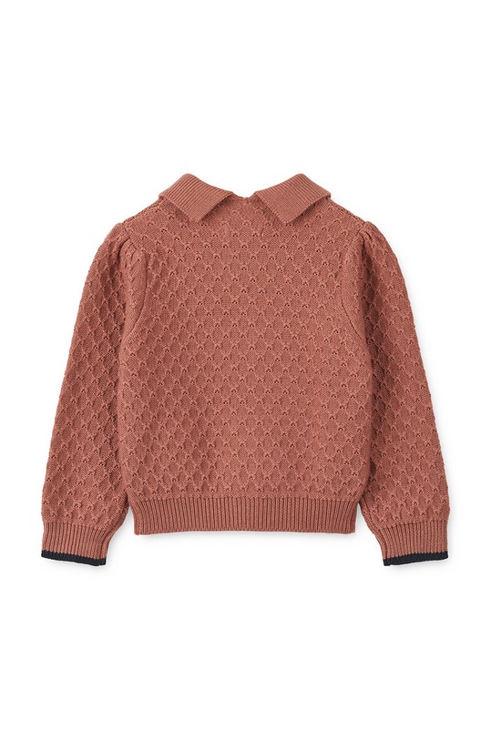 Deklice Otroška volnena jopica Liewood Jane Knit Cardigan LW19163 roza