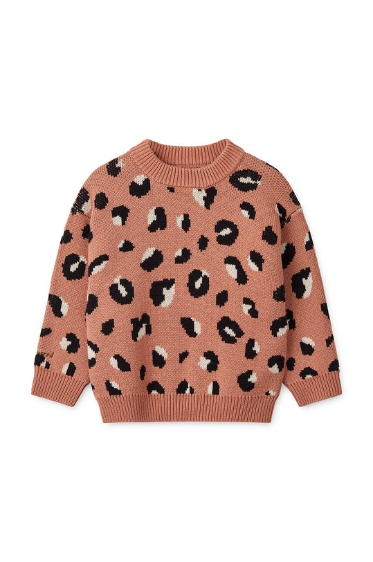 Παιδικό μάλλινο πουλόβερ Liewood Orlane Intarsia Knit Jumper LW19545 ροζ AW24