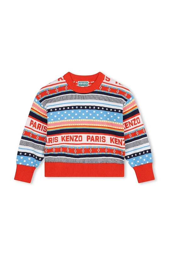 Детский свитер Kenzo Kids с добавлением шерсти мультиколор K60666.86.108