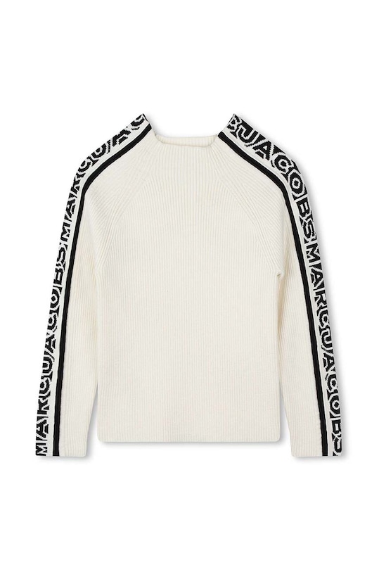 Detský sveter s prímesou vlny Marc Jacobs W60268.114.150 sivá AW24
