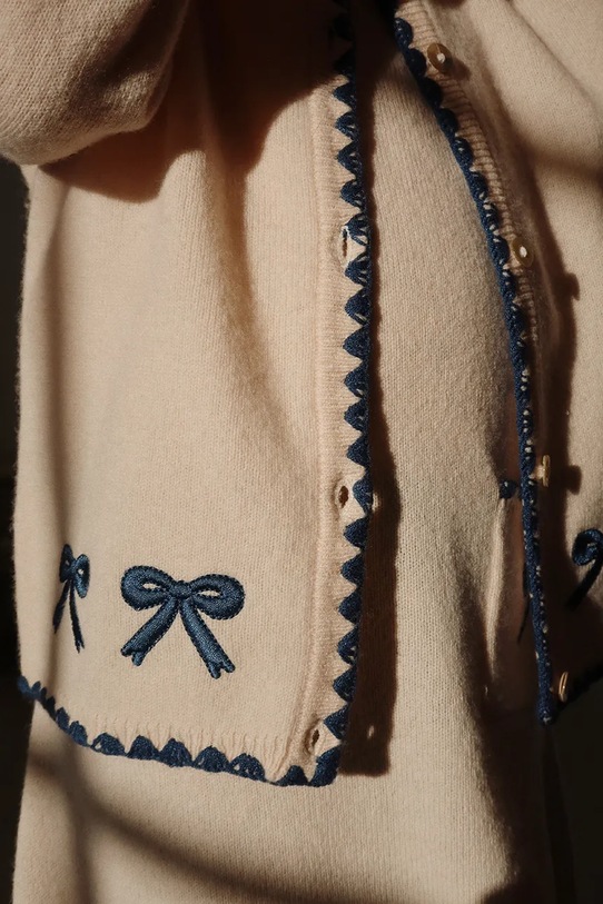 Detský vlnený kardigan Konges Sløjd COLLETTE KNIT CARDIGAN KS101934