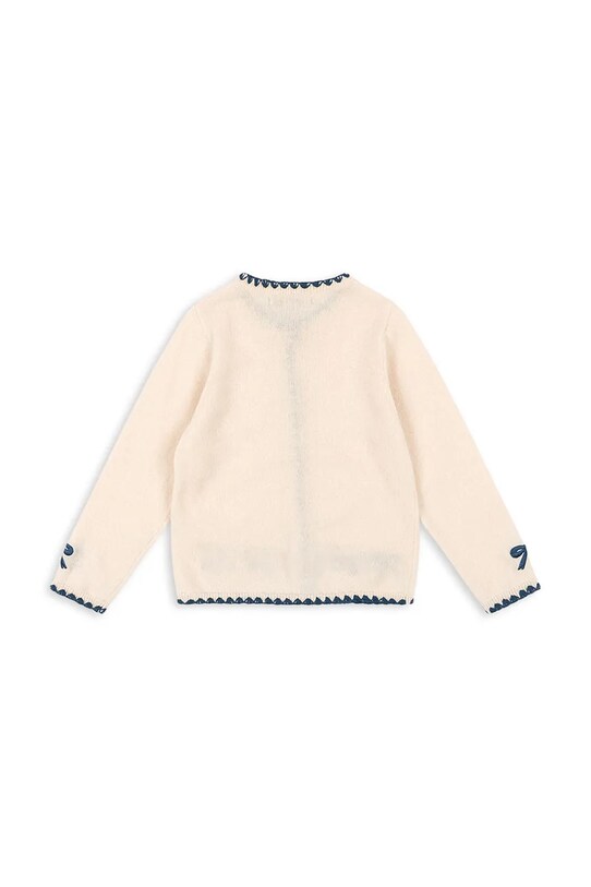 Девочка Детский шерстяной кардиган Konges Sløjd COLLETTE KNIT CARDIGAN KS101934 бежевый