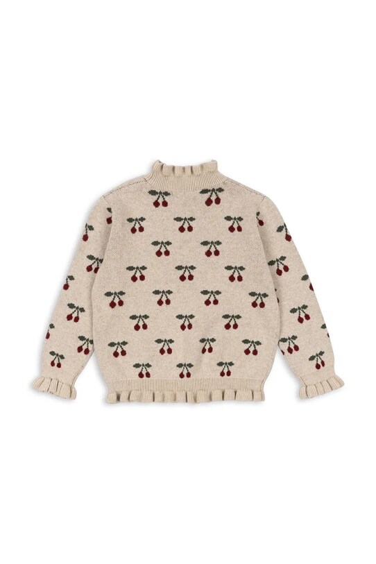 Детский свитер с примесью кашемира Konges Sløjd SIKA SWEATER KS102098 бежевый AW24