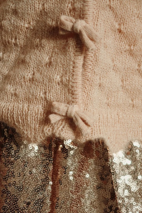 Vuneni dječji kardigan Konges Sløjd SMILLA KNIT CARDIGAN KS102108