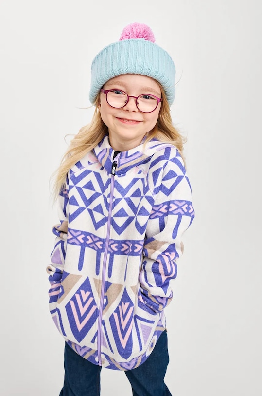 Reima bluza dziecięca Northern wzorzyste fioletowy 5200044A.G.9BYH
