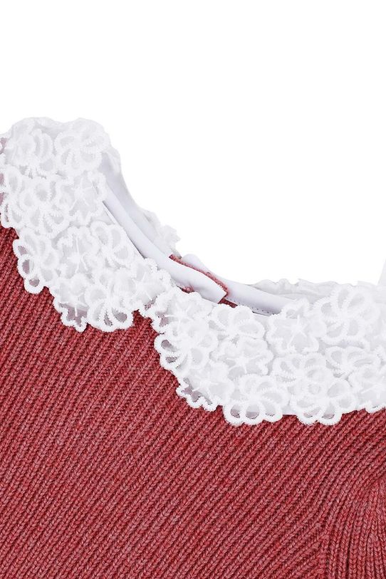 Dziewczynka Tartine et Chocolat sweter z domieszką wełny dziecięcy TZ18151.67.74 różowy