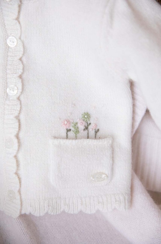 Tartine et Chocolat kardigan wełniany niemowlęcy TZ18111.104 beżowy