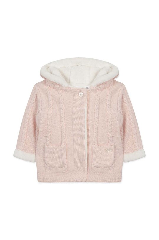 Kardigán pre bábätká Tartine et Chocolat s prímesou vlny ružová TZ40000.G.67.74