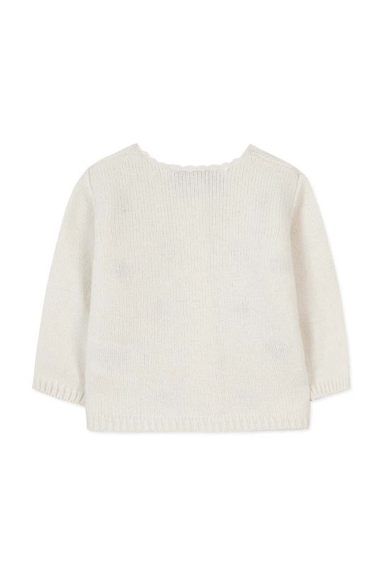 Dziewczynka Tartine et Chocolat kardigan wełniany niemowlęcy TZ18081.80.94 biały