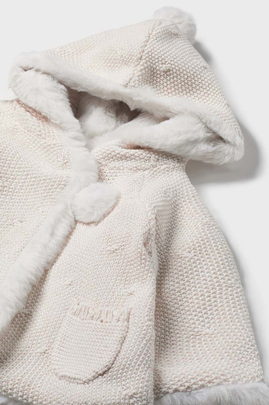 Mayoral Newborn kardigan niemowlęcy 2304.2N.Newborn.9BYH biały AW24
