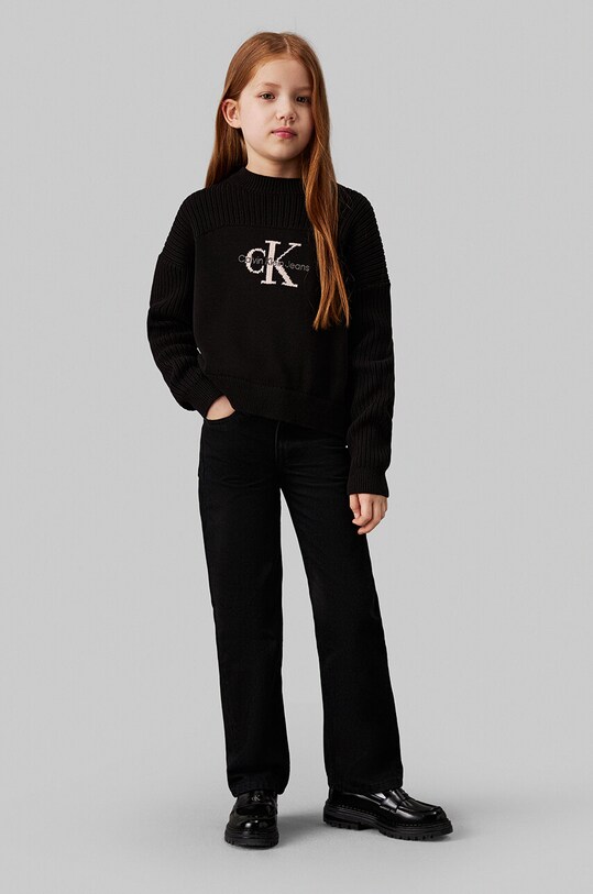 Детский хлопковый свитер Calvin Klein Jeans IG0IG02654.9BYH.