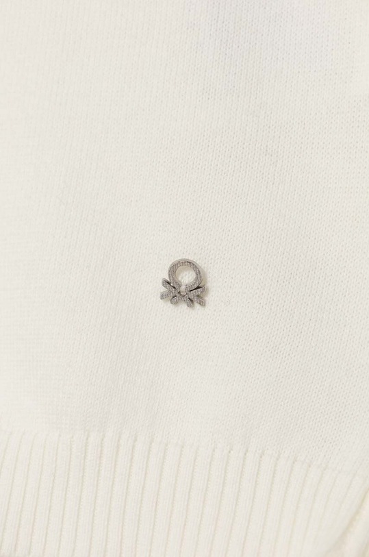 Девочка Детский хлопковый кардиган United Colors of Benetton 1098C500O.G.Seasonal бежевый