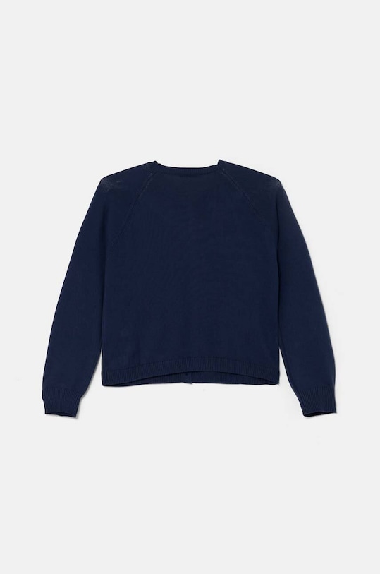 United Colors of Benetton cardigan din bumbac pentru copii 1098C500O.G.Seasonal bleumarin AW24
