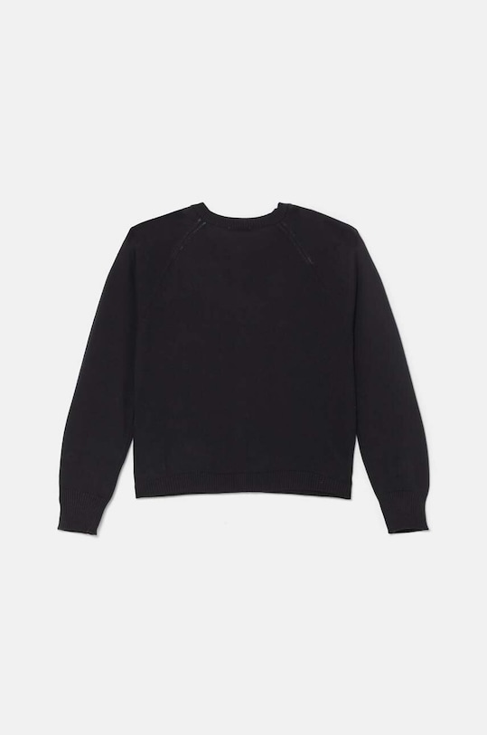 Дитячий бавовняний кардиган United Colors of Benetton 1098C500O.G.Seasonal чорний AW24