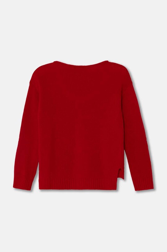 United Colors of Benetton pulover de lână pentru copii 1244C106X.G.Seasonal rosu AW24