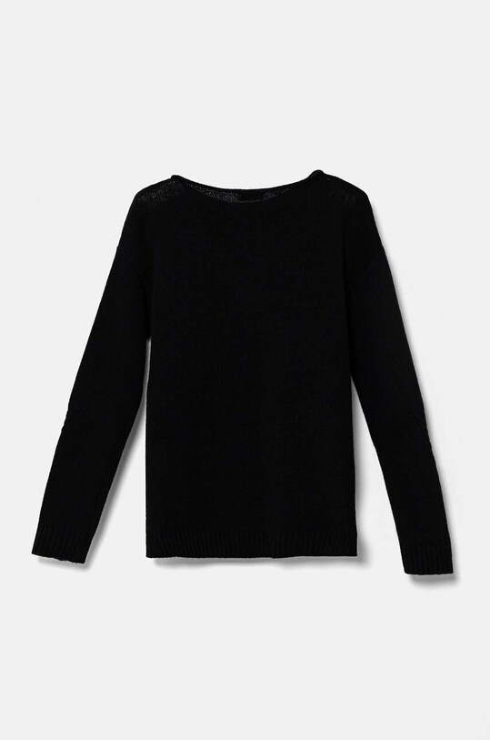 Детский шерстяной свитер United Colors of Benetton 1244C106X.G.Seasonal чёрный AW24