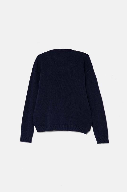 Dětský vlněný kardigan United Colors of Benetton 1244C500N.G.Seasonal námořnická modř AW24