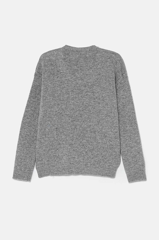 Fete United Colors of Benetton cardigan de lână pentru copii 1244C500N.G.Seasonal gri