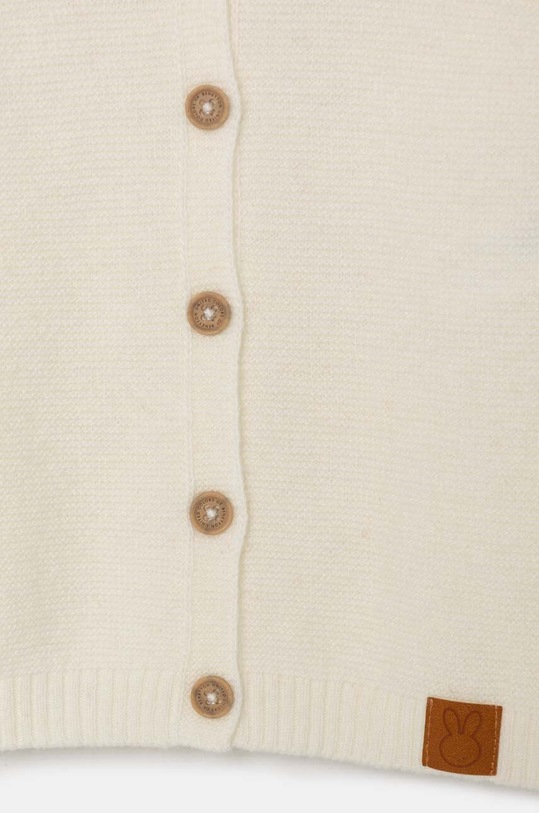 Dziewczynka United Colors of Benetton kardigan z domieszką wełny niemowlęcy 1032A500T.W.Seasonal beżowy