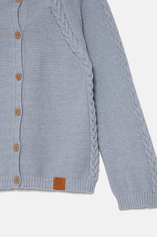 Девочка Детский кардиган с примесью шерсти United Colors of Benetton 1032A500T.W.Seasonal голубой
