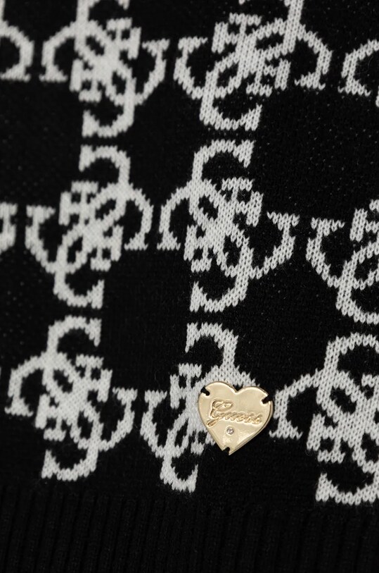 Девочка Детский свитер с примесью шерсти Guess J4BR04.Z3K10.9BYH чёрный