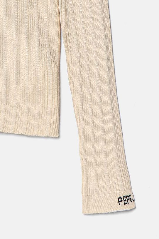 Dziewczynka Pepe Jeans sweter dziecięcy WILA PG701084 beżowy