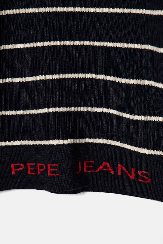 Dziewczynka Pepe Jeans sweter dziecięcy WINFREY PG701093 granatowy