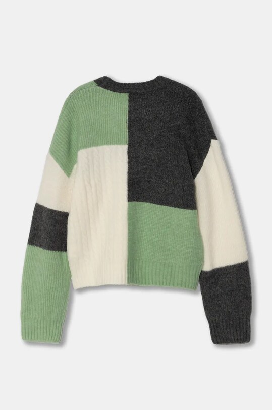 Дитячий светр з домішкою вовни Pepe Jeans WINSLOW PG701102 зелений AW24