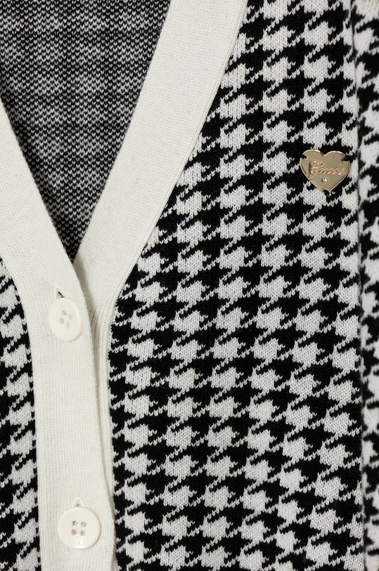 Девочка Детский кардиган с примесью шерсти Guess J4BR00.Z3K10.9BYH чёрный