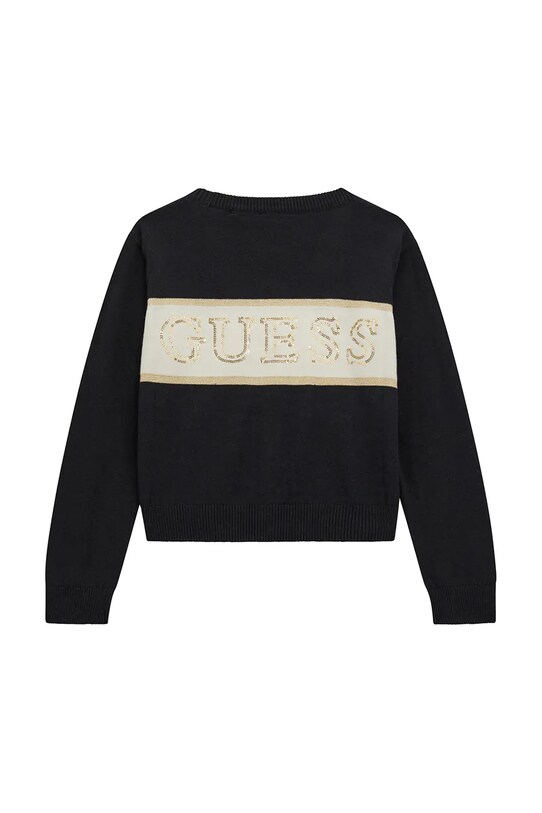 Guess kardigan dziecięcy aplikacja czarny J4BR01.Z3IF0.9BYH