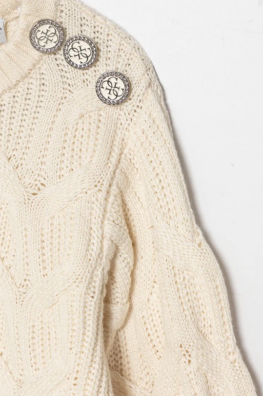 Djevojčice Dječji pulover s postotkom vune Guess J4BR09.Z37L1.9BYH bež