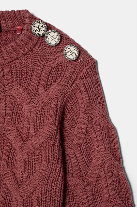 Девочка Детский свитер с примесью шерсти Guess J4BR09.Z37L1.9BYH розовый