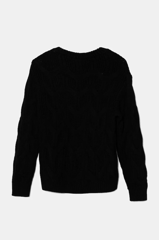 Guess sweter z domieszką wełny dziecięcy J4BR09.Z37L1.9BYH czarny AW24