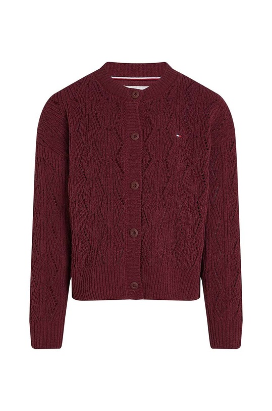 Dětský svetr Tommy Hilfiger KG0KG08154.9BYH. burgundské NC24
