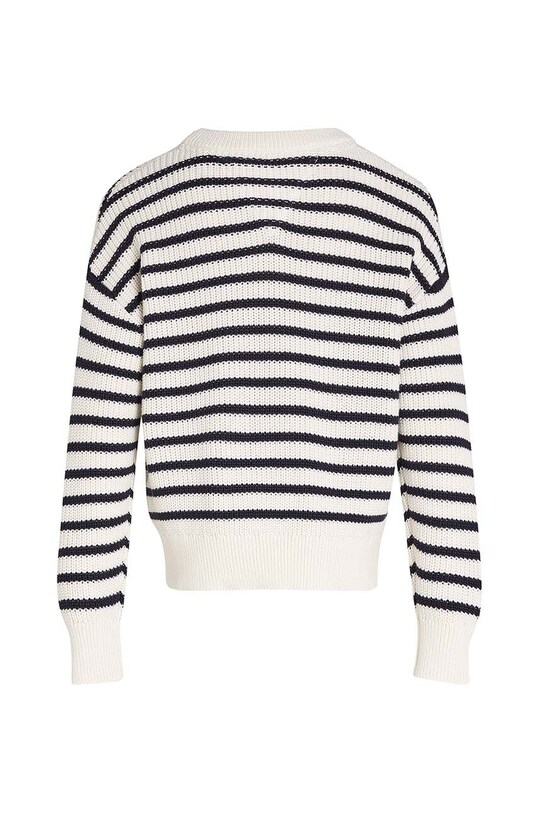 Девочка Детский хлопковый свитер Tommy Hilfiger KG0KG08504.9BYH.104.122 бежевый