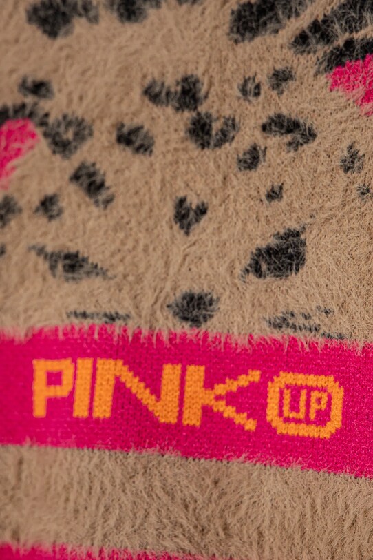 Dziewczynka Pinko Up sweter dziecięcy F4PIBGJP128 beżowy