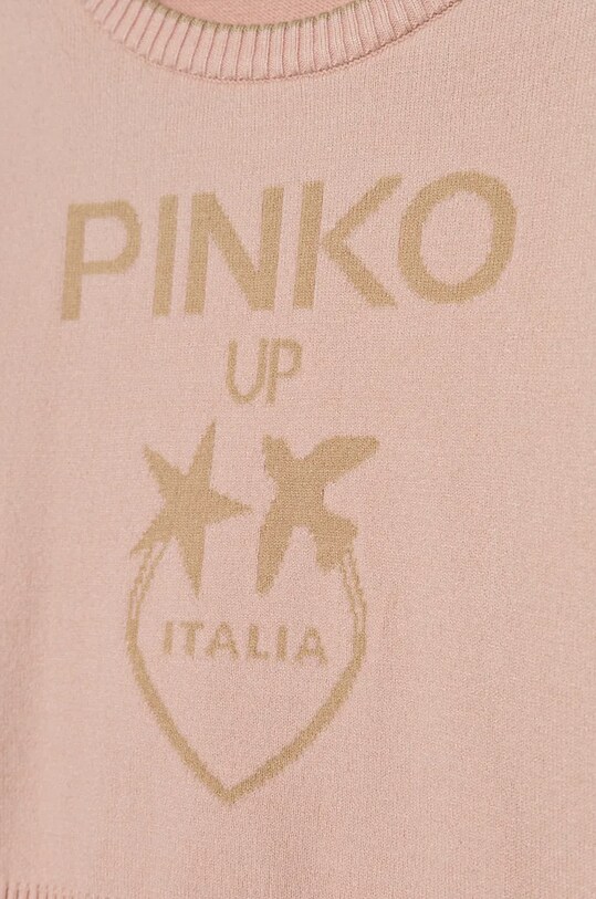 Fete Pinko Up pulover copii F4PIJGJP087 roz