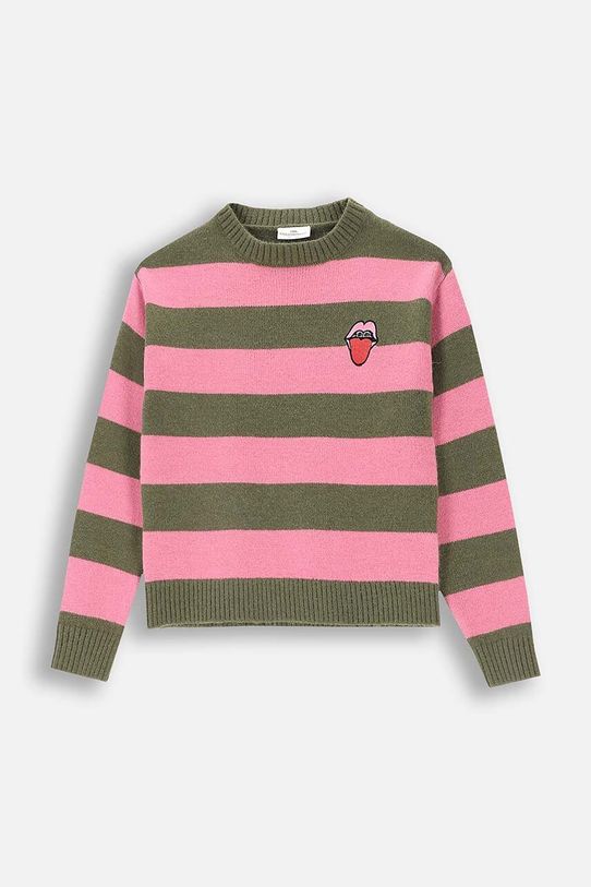 Coccodrillo sweter dziecięcy pozostałe różowy ZC4172102MGJ