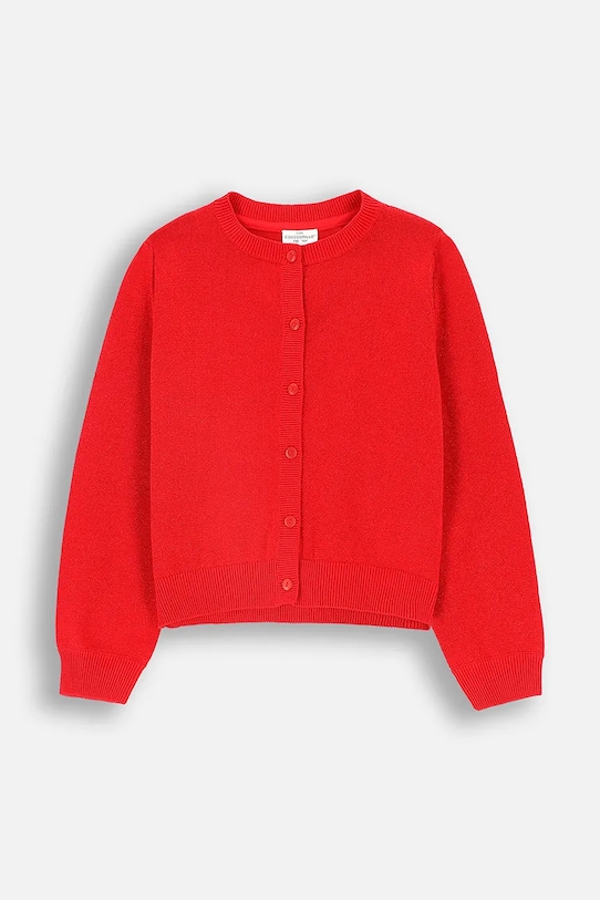 Coccodrillo cardigan copii ZC4172201EJG rosu AW24