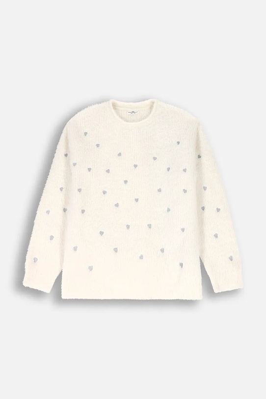 Дитячий светр Coccodrillo ZC4172102EPG білий AW24