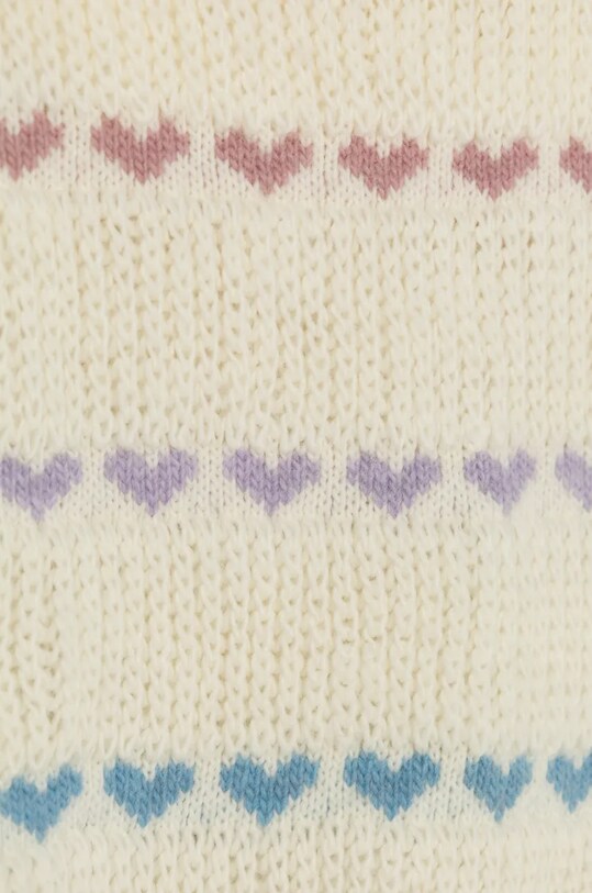 Fete United Colors of Benetton pulover pentru copii din amestec de lana 1076Q106V.G.Seasonal bej