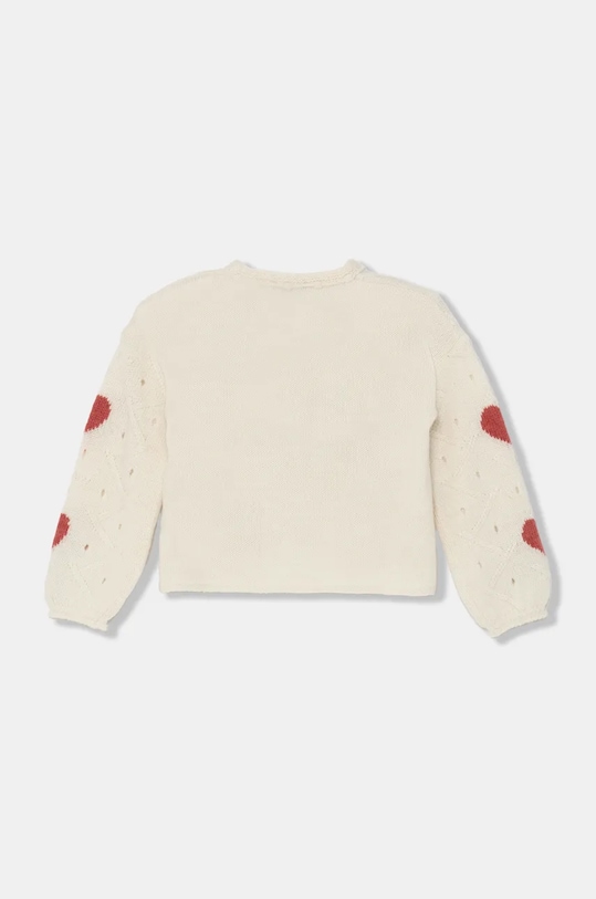 Детский свитер с примесью шерсти United Colors of Benetton 1076H102A.P.Seasonal бежевый AW24