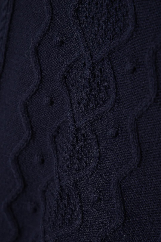 Fete United Colors of Benetton vestă din amestec de lână pentru copii 1WUAC400I.G.Seasonal bleumarin